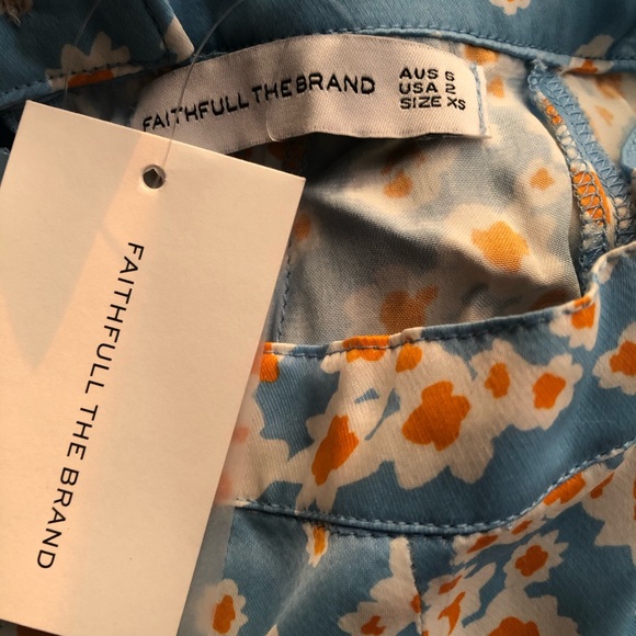 FAITHFULL THE BRAND Jocelyn Midi Skirt Le Bon XS - Picture 7 of 8